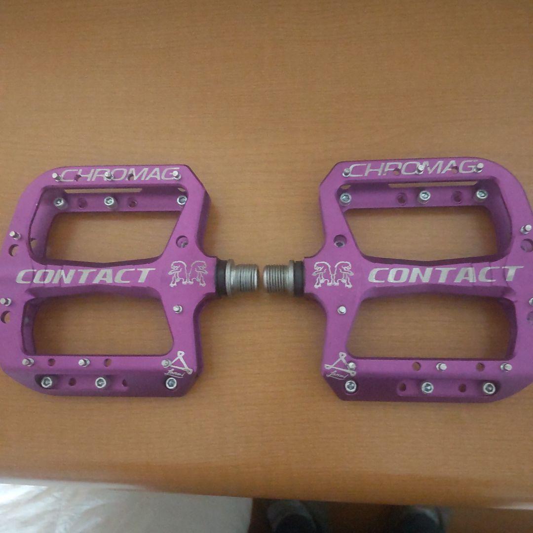 CHROMAG CONTACT フラットペダル パープル　MTB　クロマグ