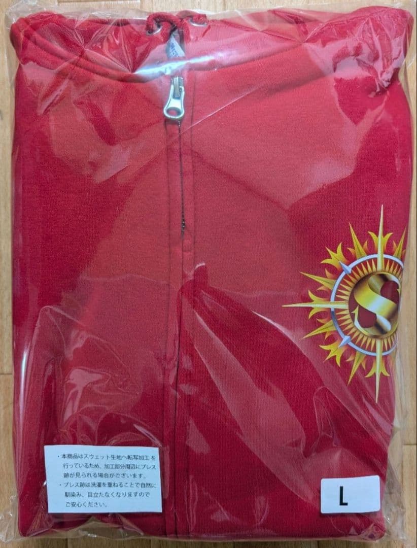 Sareee　パーカー　赤　Lサイズ　スターダム　STARDOM　女子プロレス