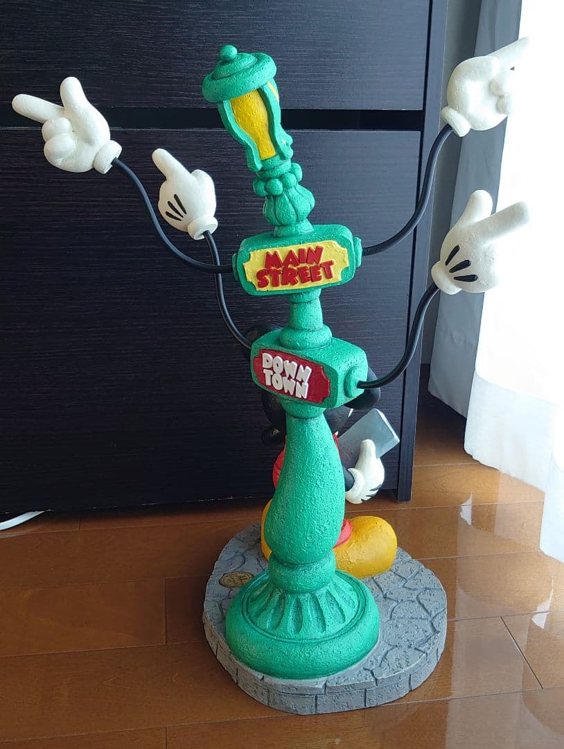 DISNEY ディズニー　ミッキー・マウス　スリッパラック　セトクラフト　置物