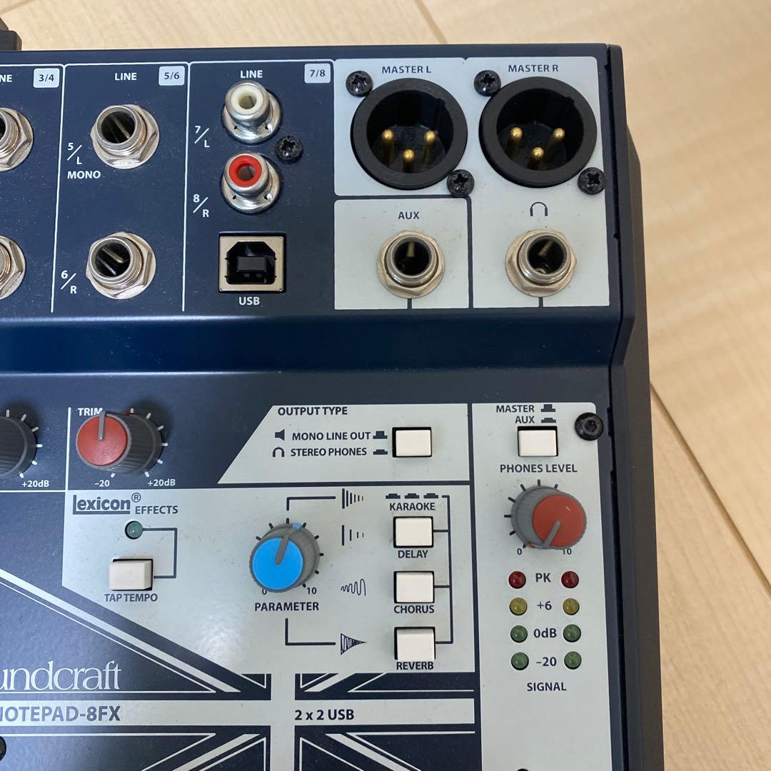 Soundcraft Notepad-8FX アナログミキサー