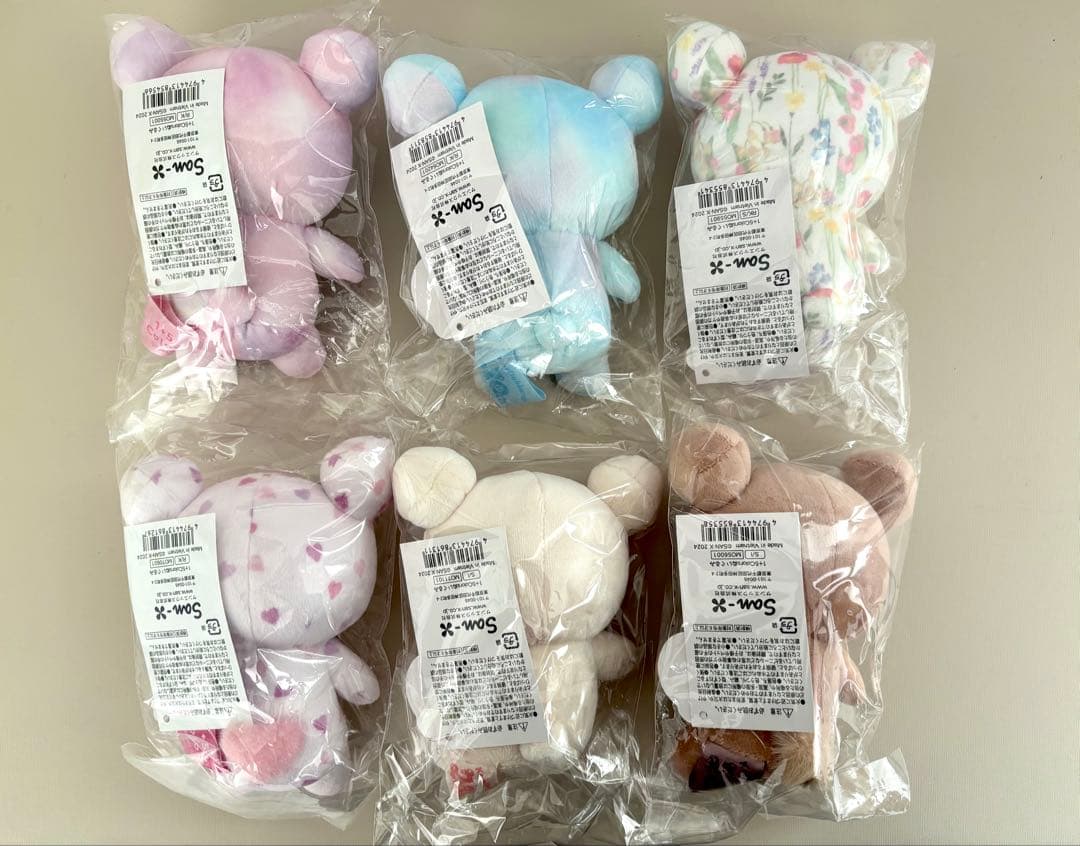 コリラックマ　1+5Colors ぬいぐるみ　6個　コンプリートセット