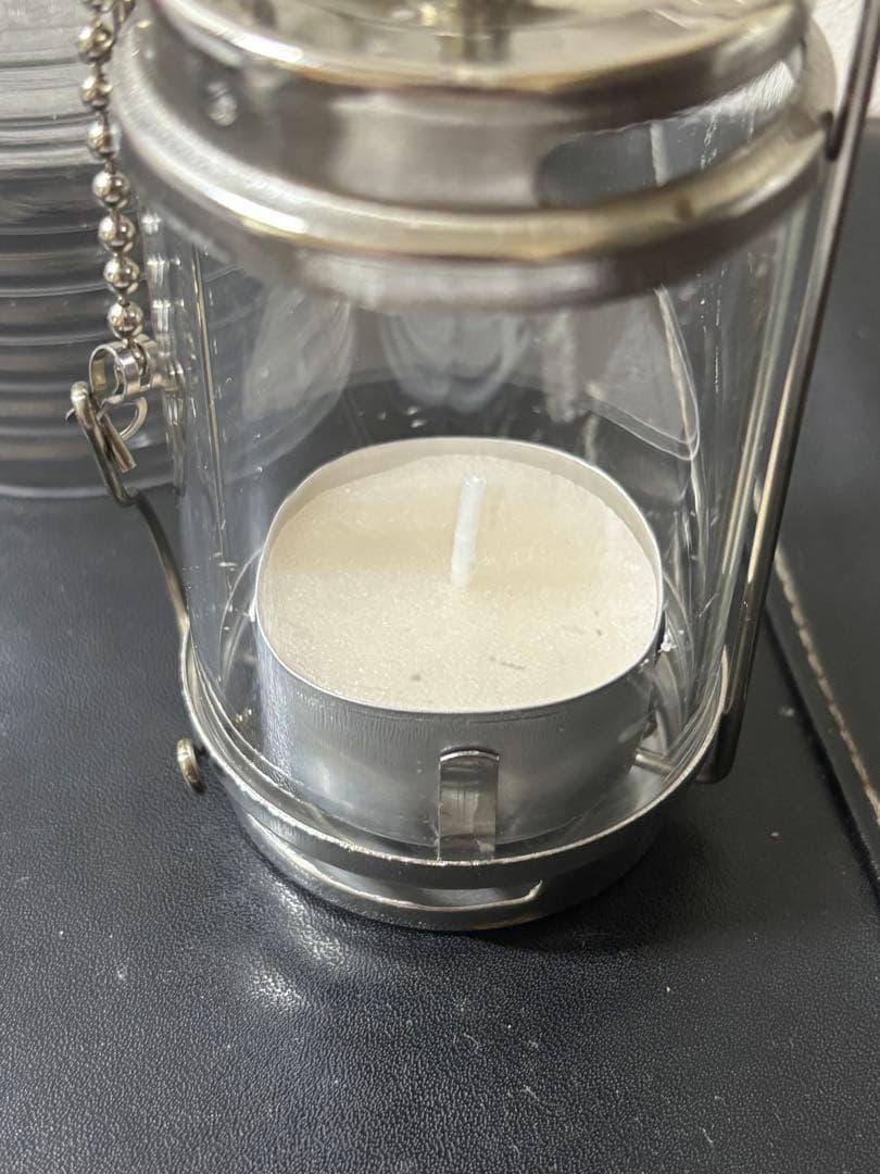 フォレストヒル　キャンドルランタン　シルバー　ケース修復あり