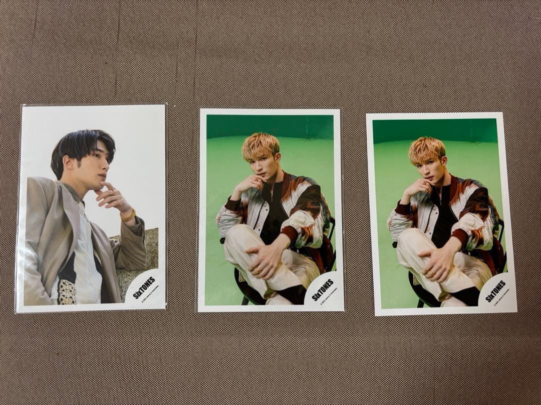 ストーンズ　SixTONES グッズセット　うちわ　写真　アクスタ　ペンラなど