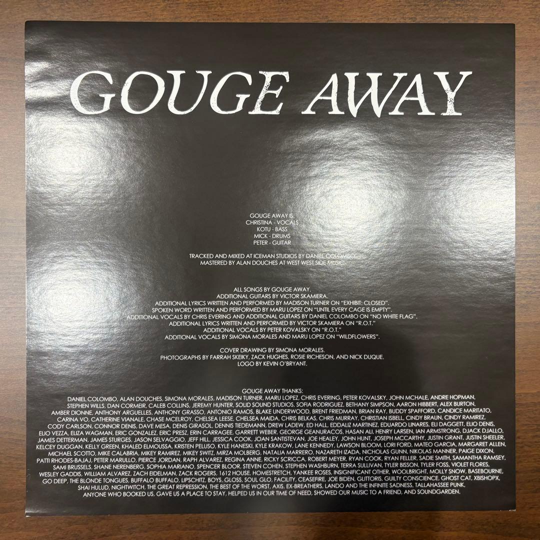 Gouge Away ,Dies USオリジナル 1stプレス カラービニール