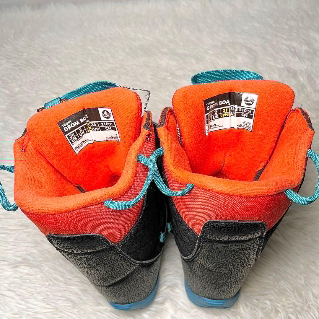 【良品】BURTON バートン GROM BOA 21cm キッズ スノブーツ