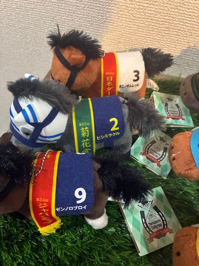 サラブレッドコレクション　 マスコットボールチェーン　ヒシミラクルetc