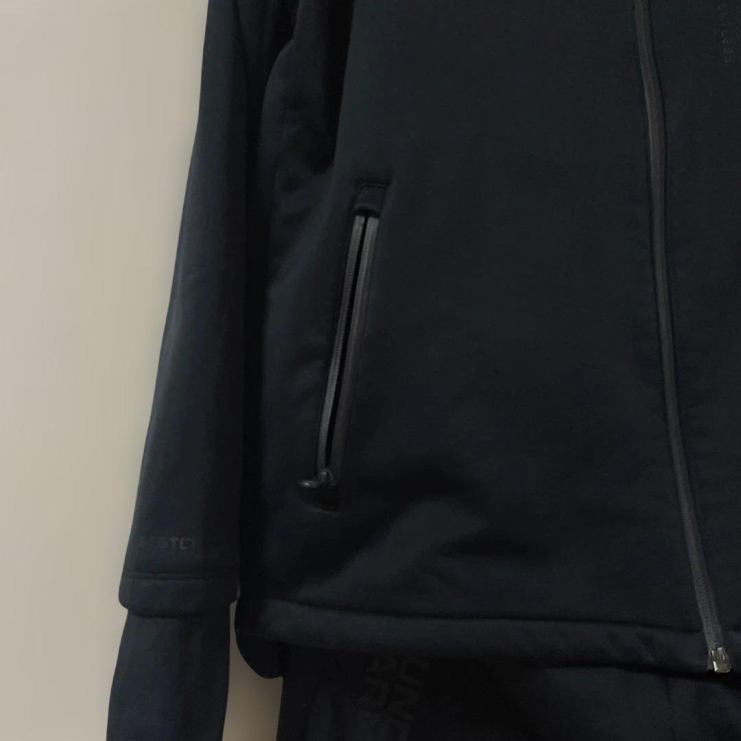 アンダーアーマー ウィンターニット　上下セット ブラック　ジャージ