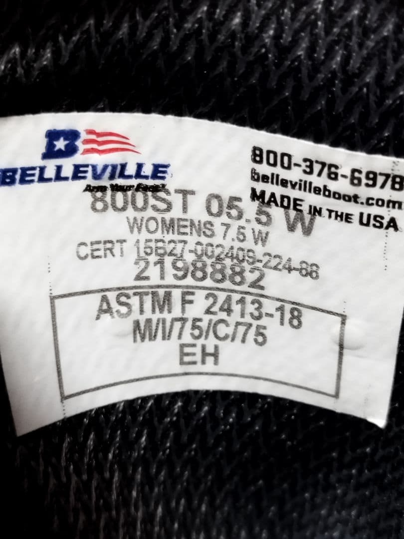 (5054)米軍実物US．NAVYベルビル　フライトデッキブーツ　ゴアテックス