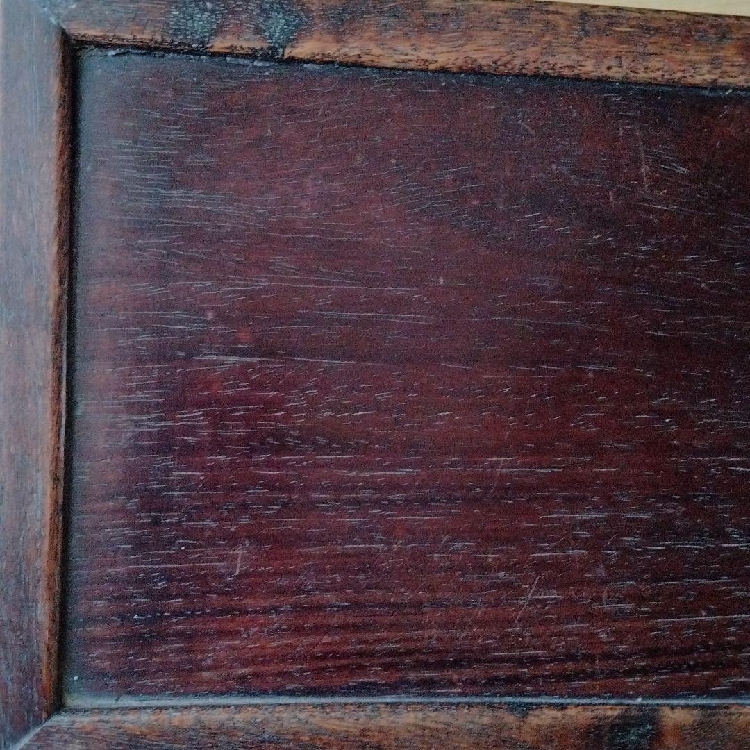 最終値下げ　貴重中国骨董　旧蔵硬木書道用具 中国清の時代古い唐木案机