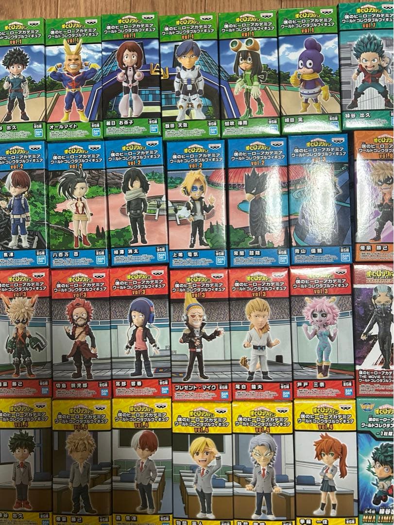 国内正規品　僕のヒーローアカデミア　ワーコレ　コレクタブル セット　フィギュア