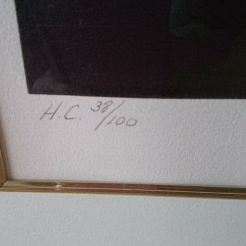 作品名:ボルゾイ(リロイ・ニーマン作シルクスクリーン)