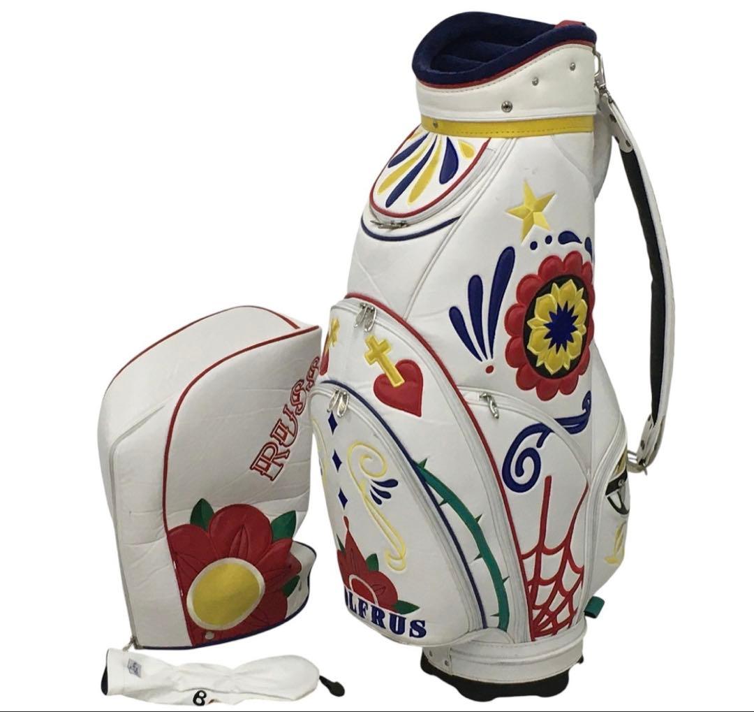 稀少！豪華RUSSELUNO GOLFRUS ラッセルノ キャディバッグ レザー
