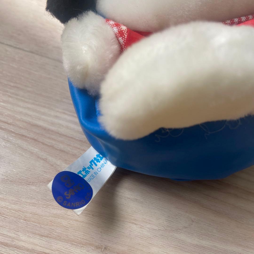 サンリオポチャッコ ぬいぐるみポーチバッグ 平成レトロエポック社当時品