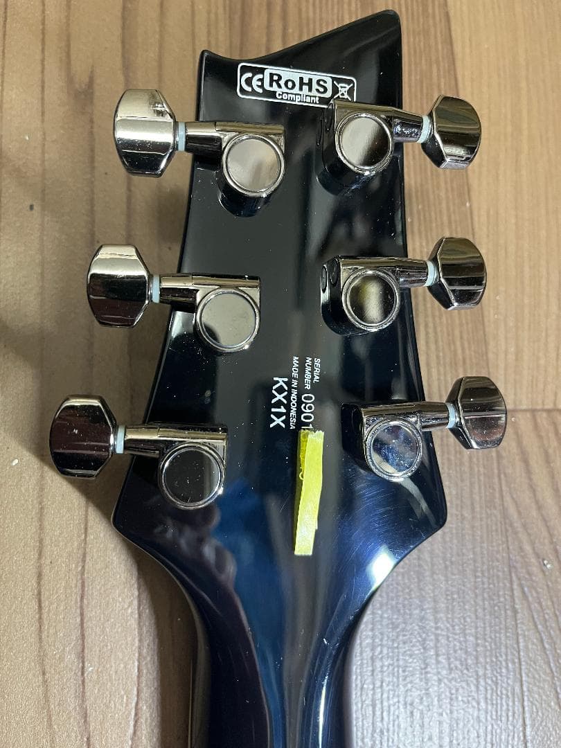 Cort KX1X 虎目　シースルーレッド　Duncan　ソフトケース付