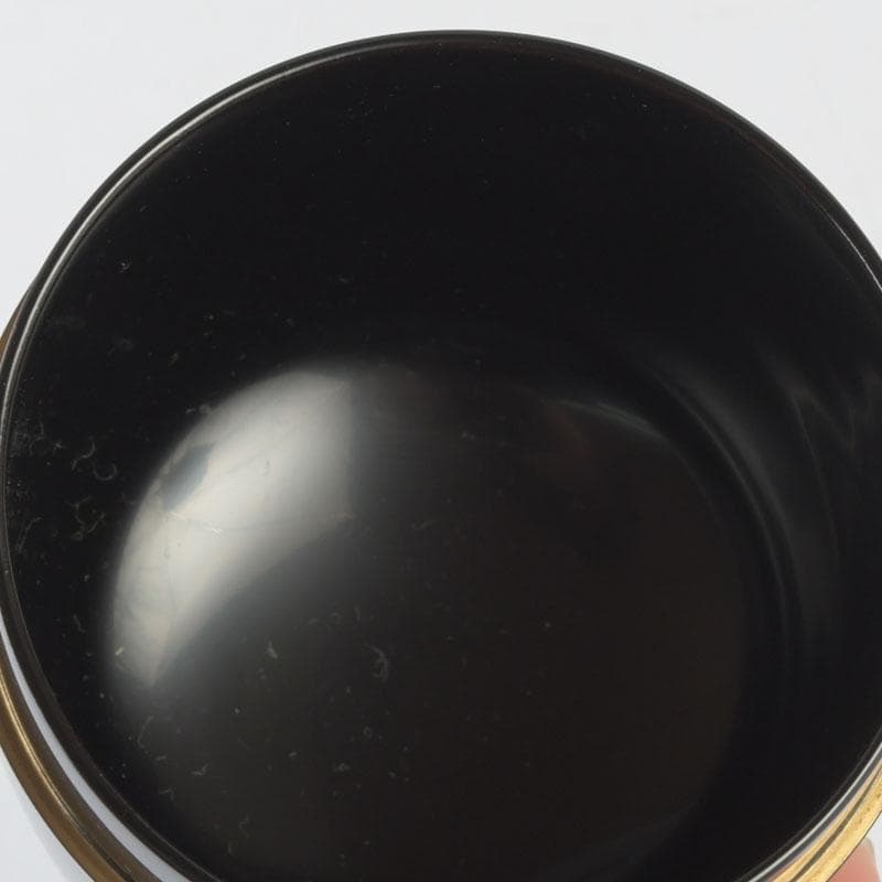 茶道具　松雲作　唐松蒔絵　棗　共箱　V　9798