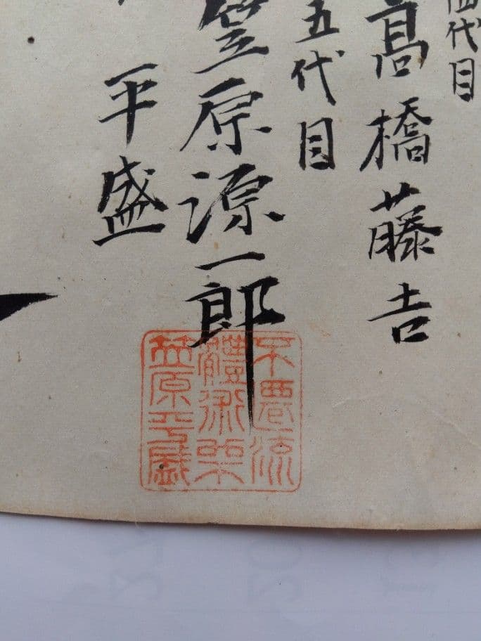 不遷流 巻物　秘伝　明治の巻物　入手困難　保存品