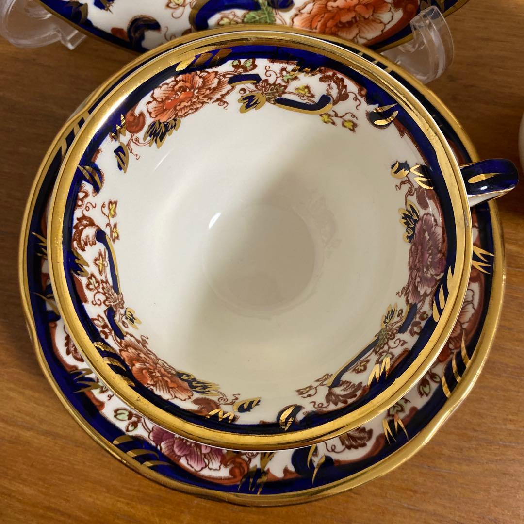 一粒で2度美味しい　メイソンズ　ブルーマンダレイ　カップ2種　ソーサー　プレート