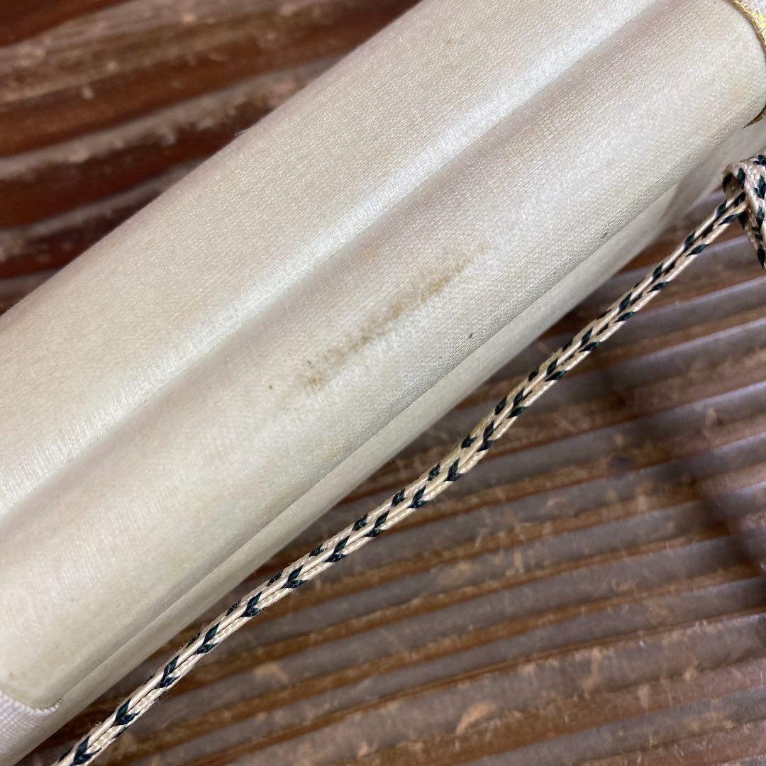 美品 掛け軸 大徳寺 雪尾要道作「瀧直下三千丈」共箱 禅語 夏掛け