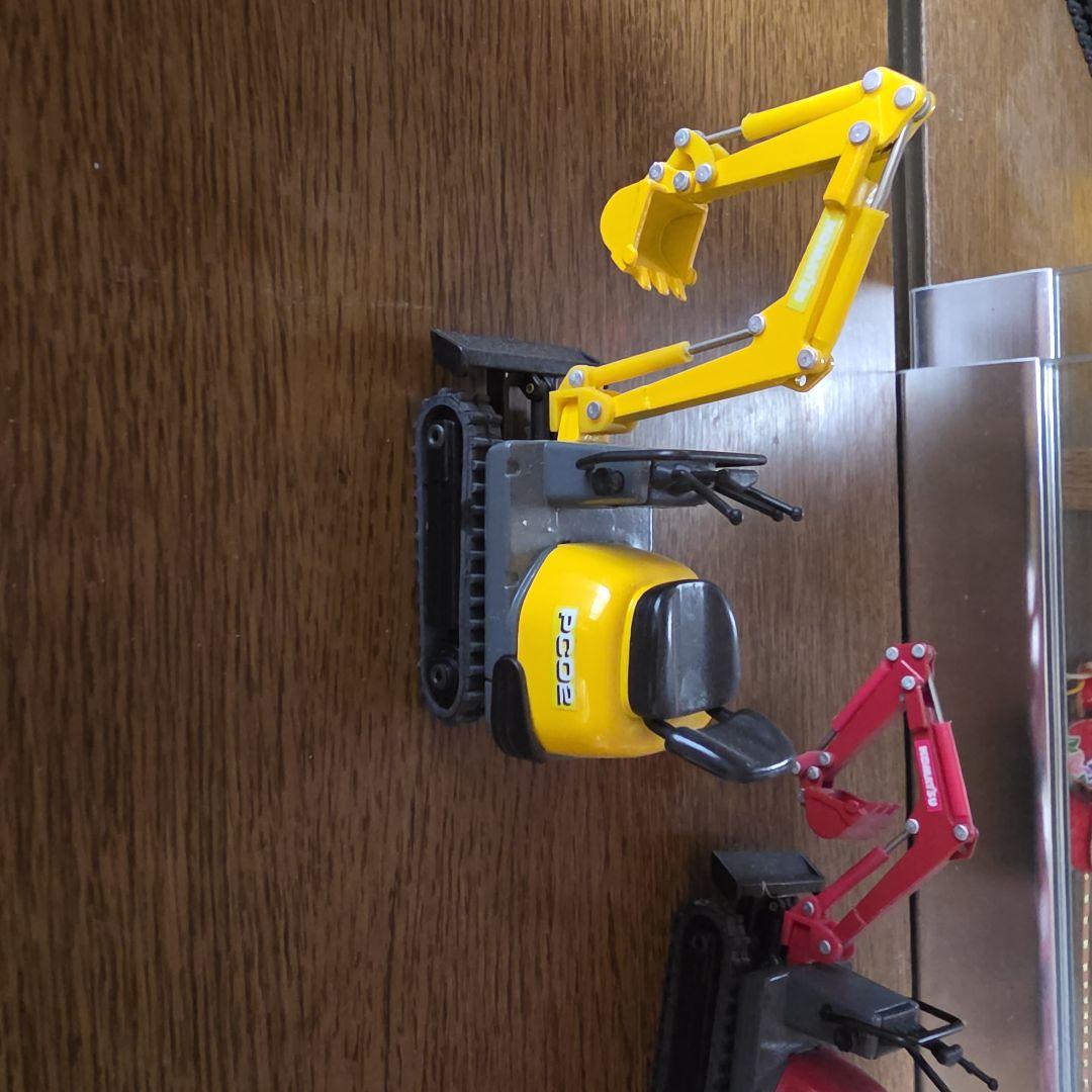 komatu ショベルカー 4色セット