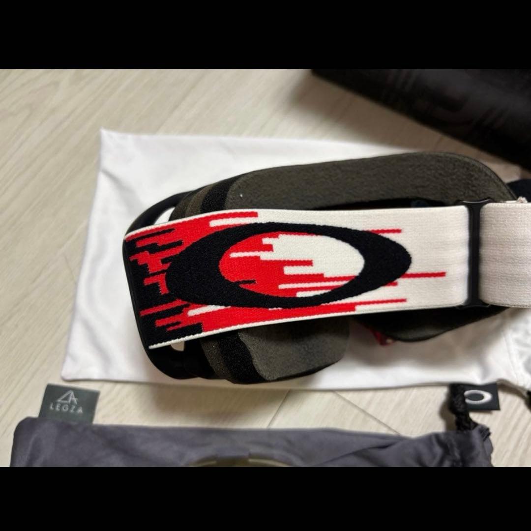 OAKLEY ゴーグル ミラーレンズ 赤黒