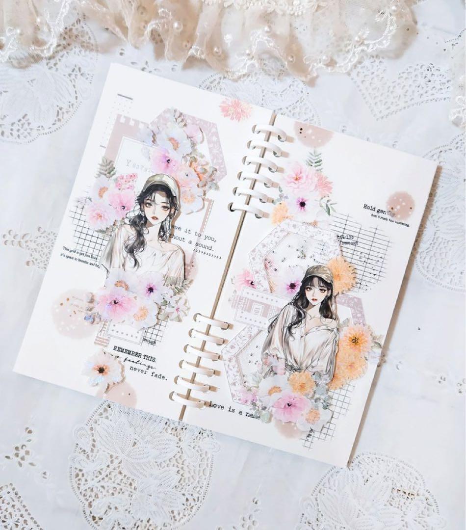 コラージュ素材　紙もの　素材紙　【2589】