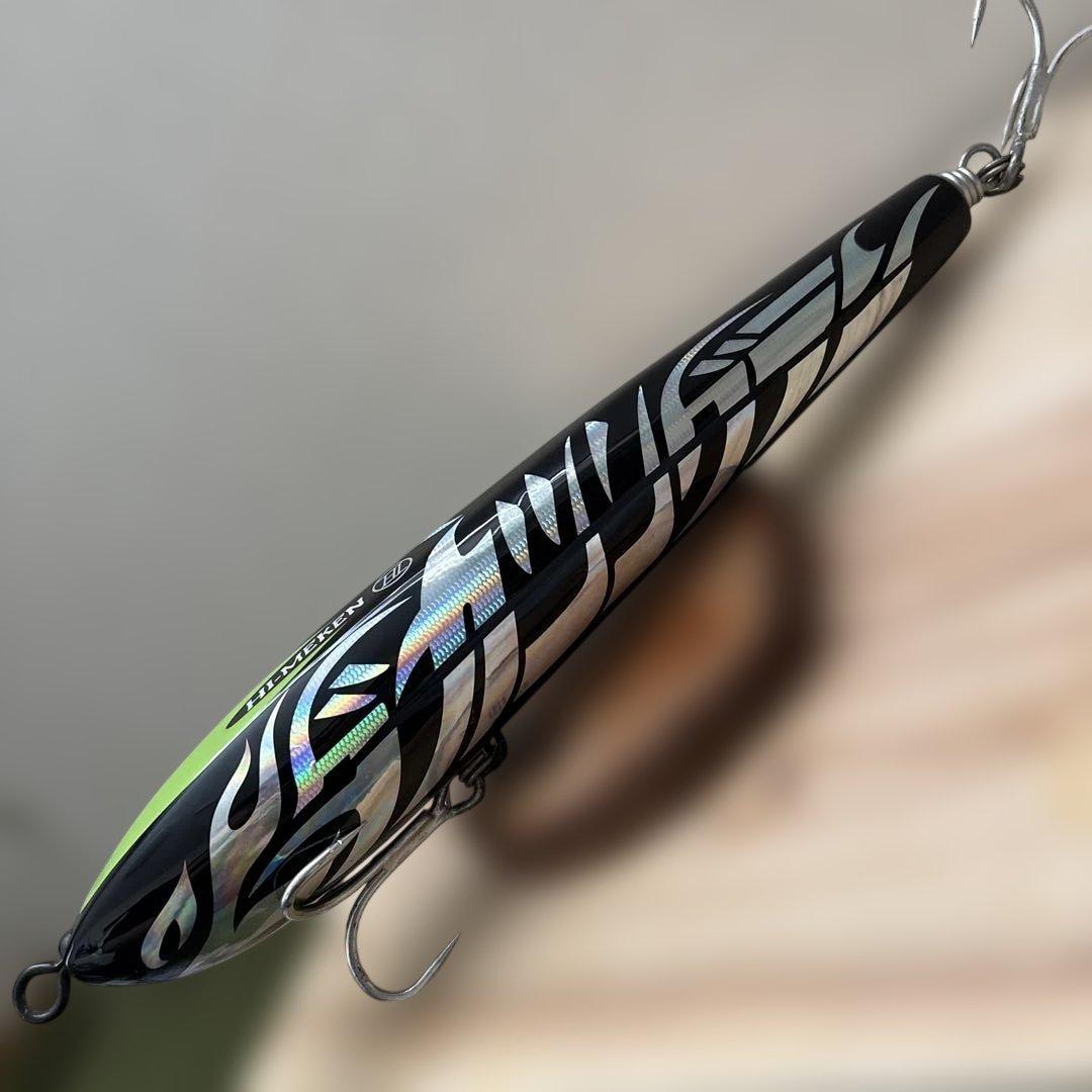 HI-MEKEN トップウォーター ルアー 黒・緑