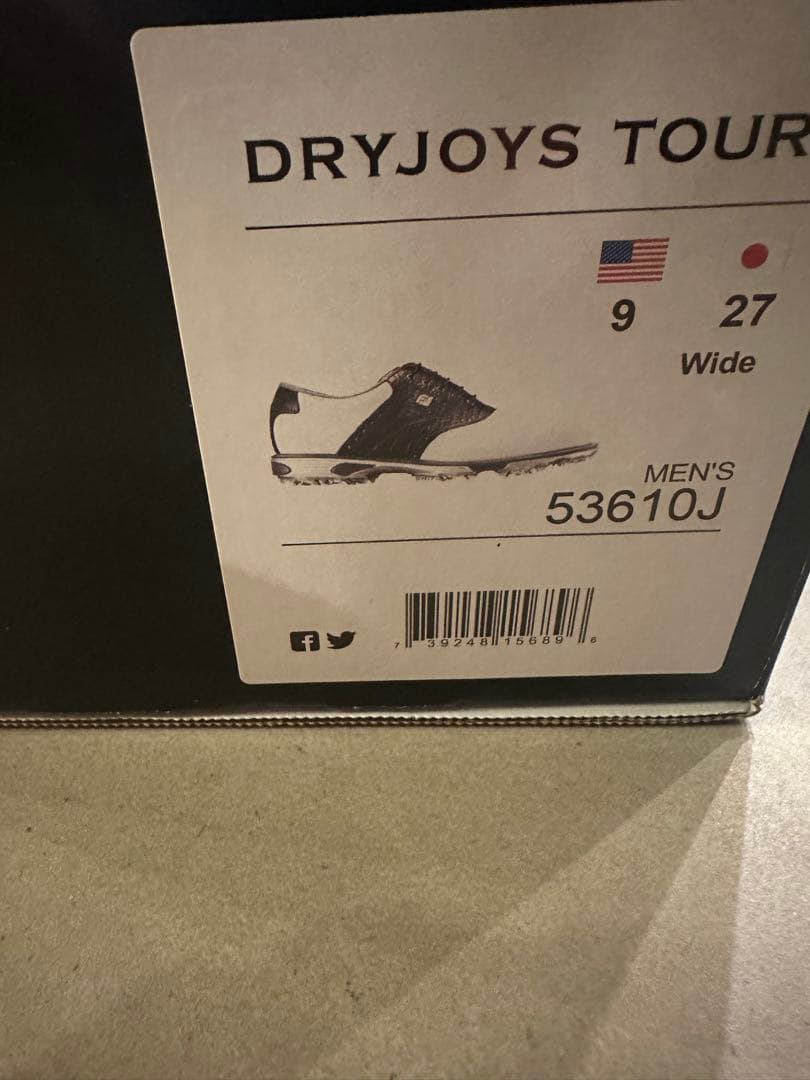 FootJoy ゴルフシューズ DRYJOYS TOUR 27cm