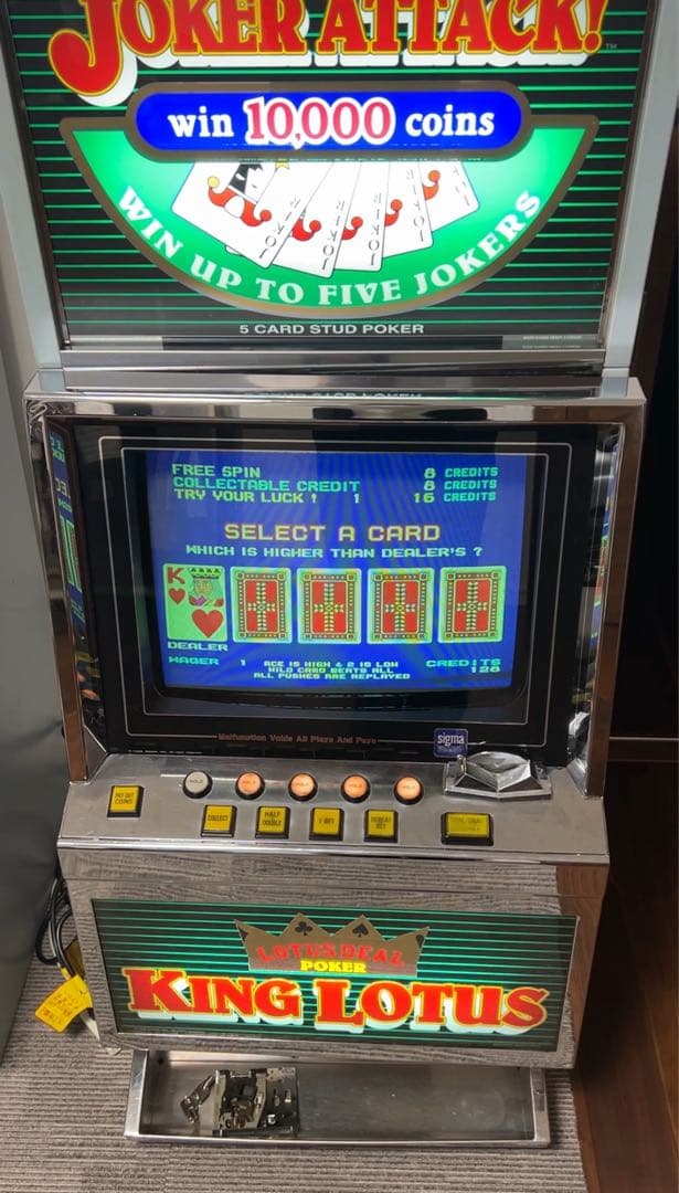 シグマポーカー筐体ジョーカーアタック　ビデオポーカー