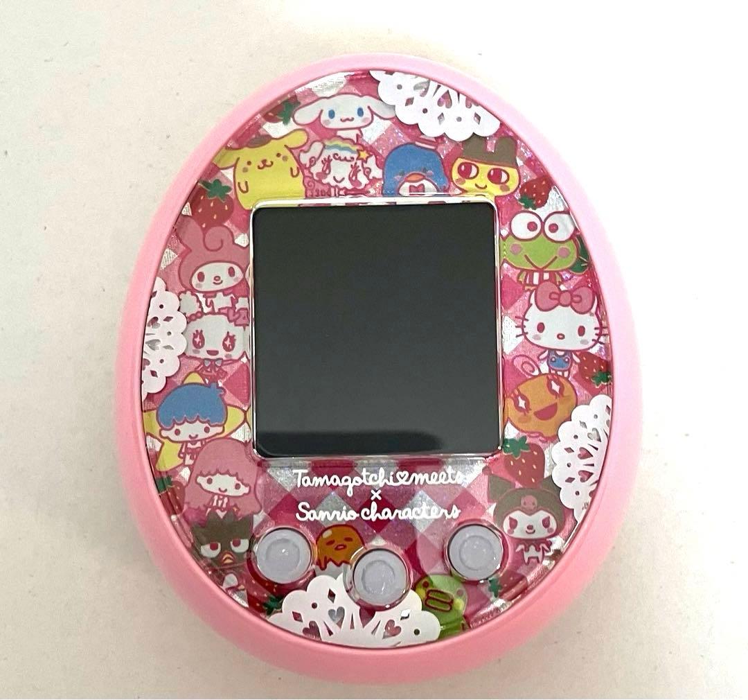 美品 動作保証 バンダイ たまごっちみーつ サンリオキャラクターズみーつver.