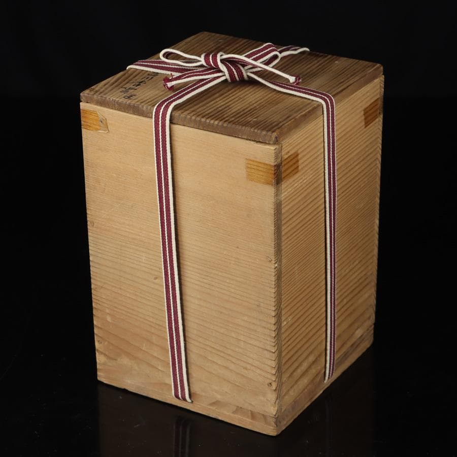 Y2842-4 茶道具 宮川香雲 水指 木箱付き　#5