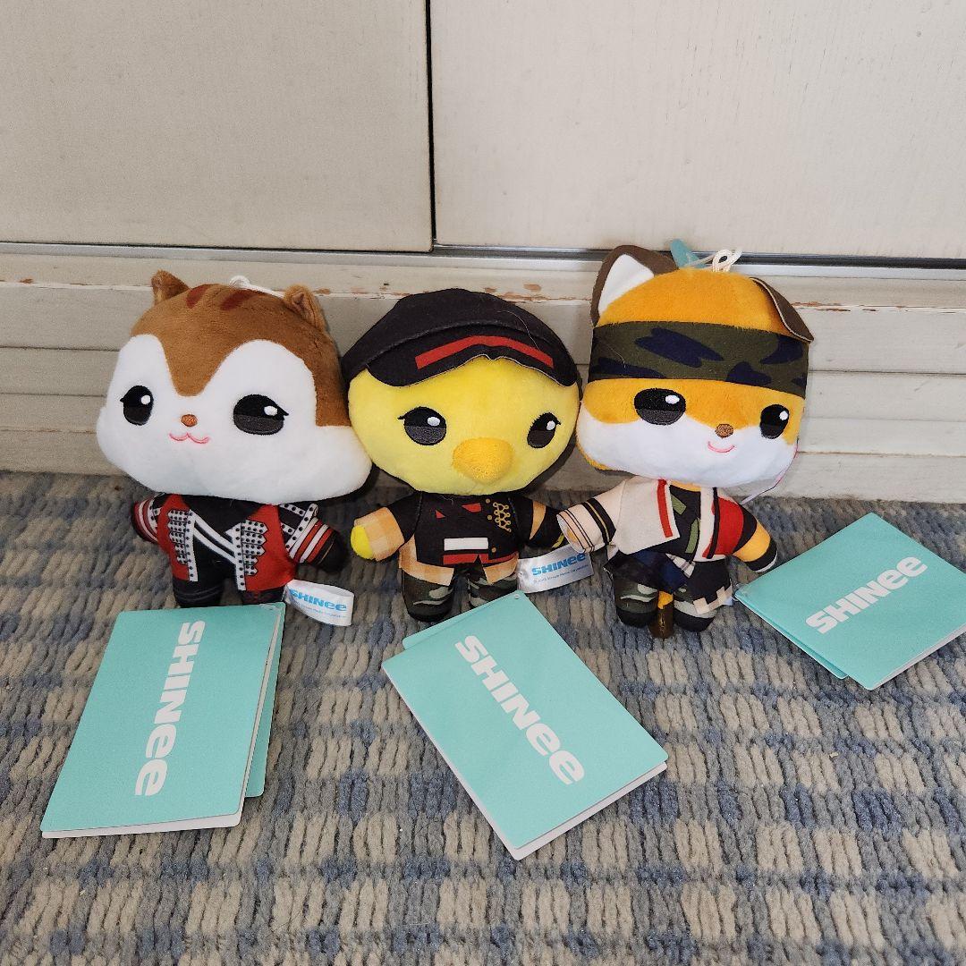 SHINee 　ANIMAL 　COORDY　ちょこんとぬいぐるみなど6個セット