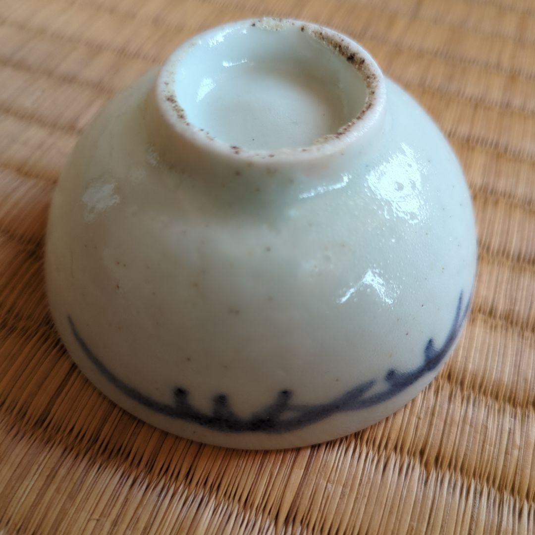 白い陶器の小皿　初期伊万里　古伊万里