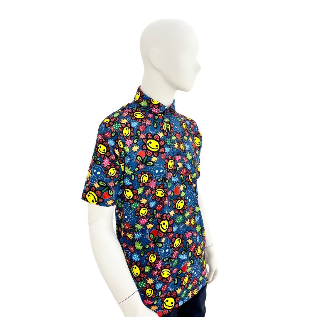 エリートグリップ　ラフウォーター　ポロシャツ　ハッピー6柄　ホワイト　Lサイズ