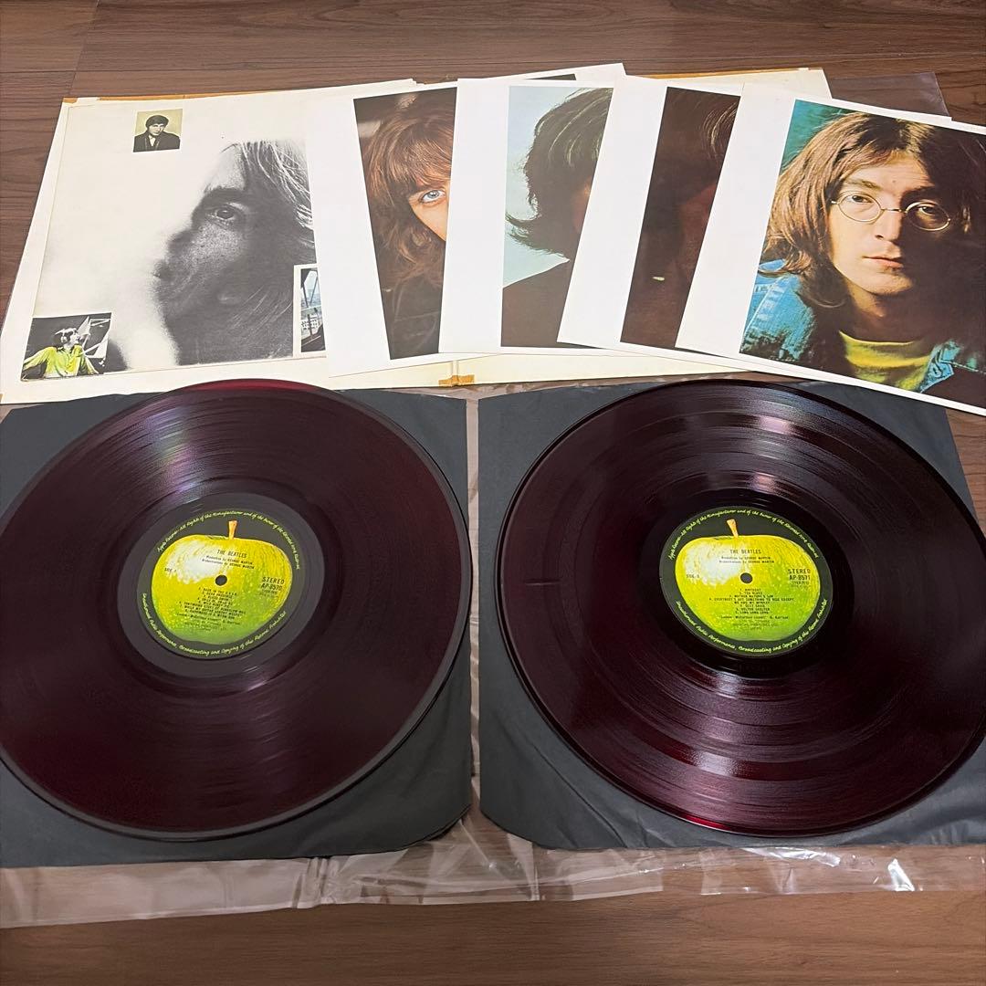 ビートルズ　The BEATLES ホワイトアルバム　赤盤　レコード　2枚組
