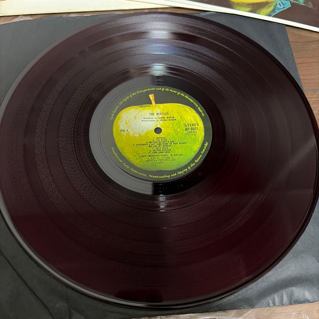 ビートルズ　The BEATLES ホワイトアルバム　赤盤　レコード　2枚組