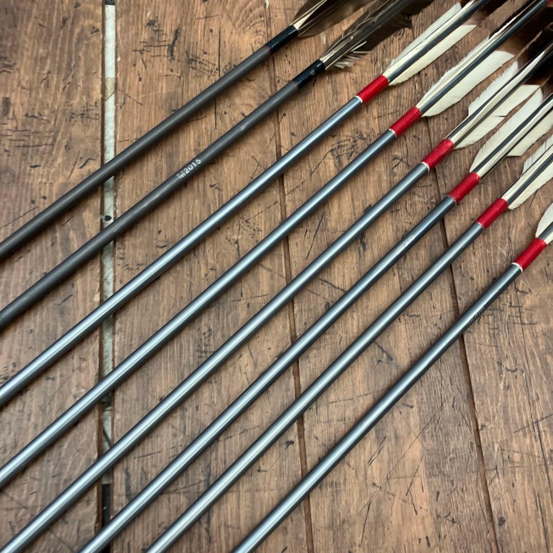 昭和レトロ 弓道具 矢 矢羽 武道具 101cm 104.5cm 8本セット