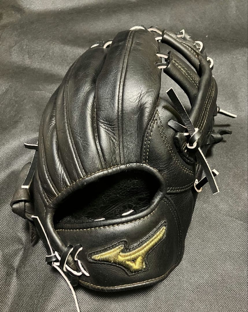 ミズノプロ 硬式 内野 グラブ グローブ 黒 高校野球 Mizuno Pro
