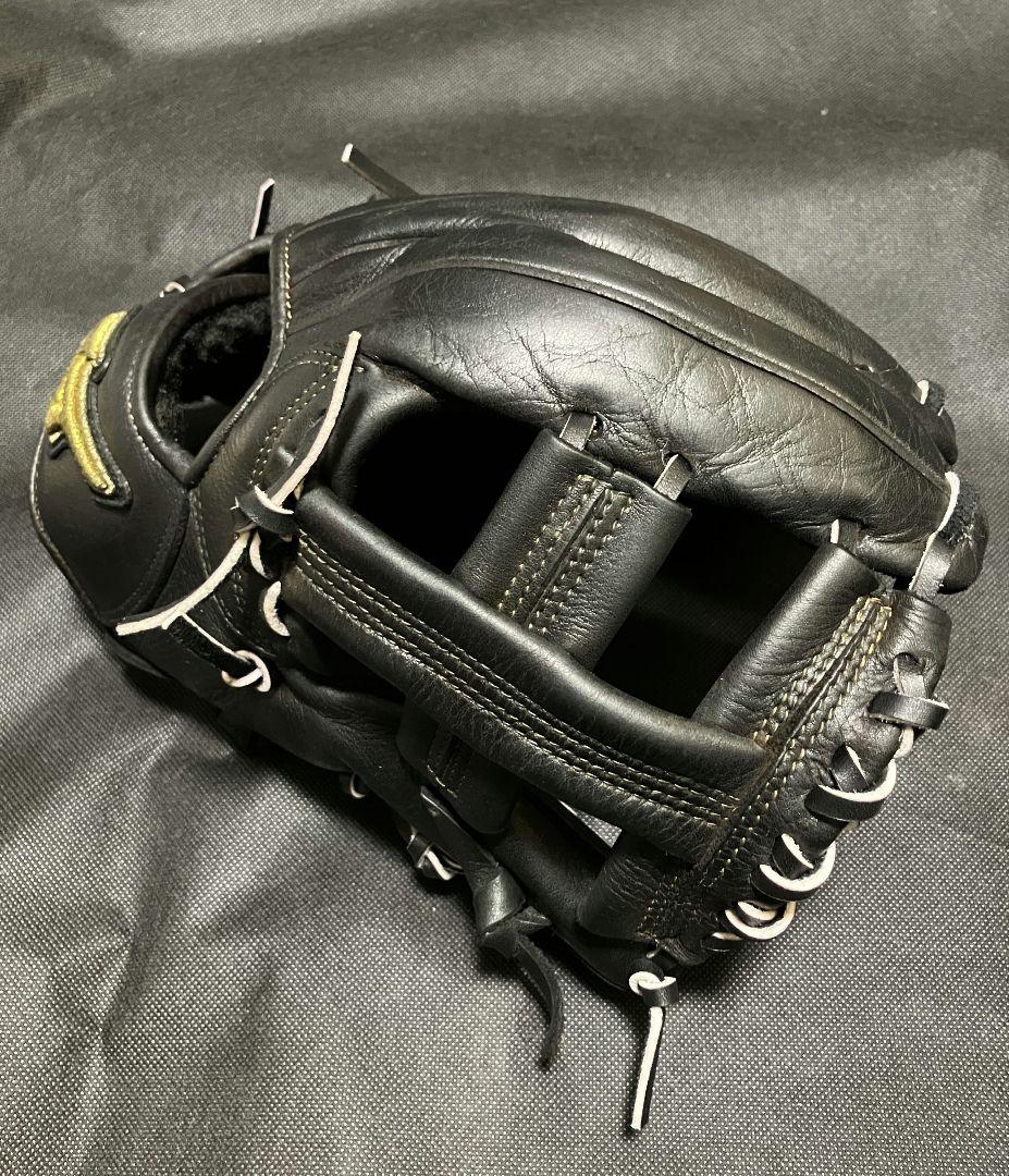 ミズノプロ 硬式 内野 グラブ グローブ 黒 高校野球 Mizuno Pro