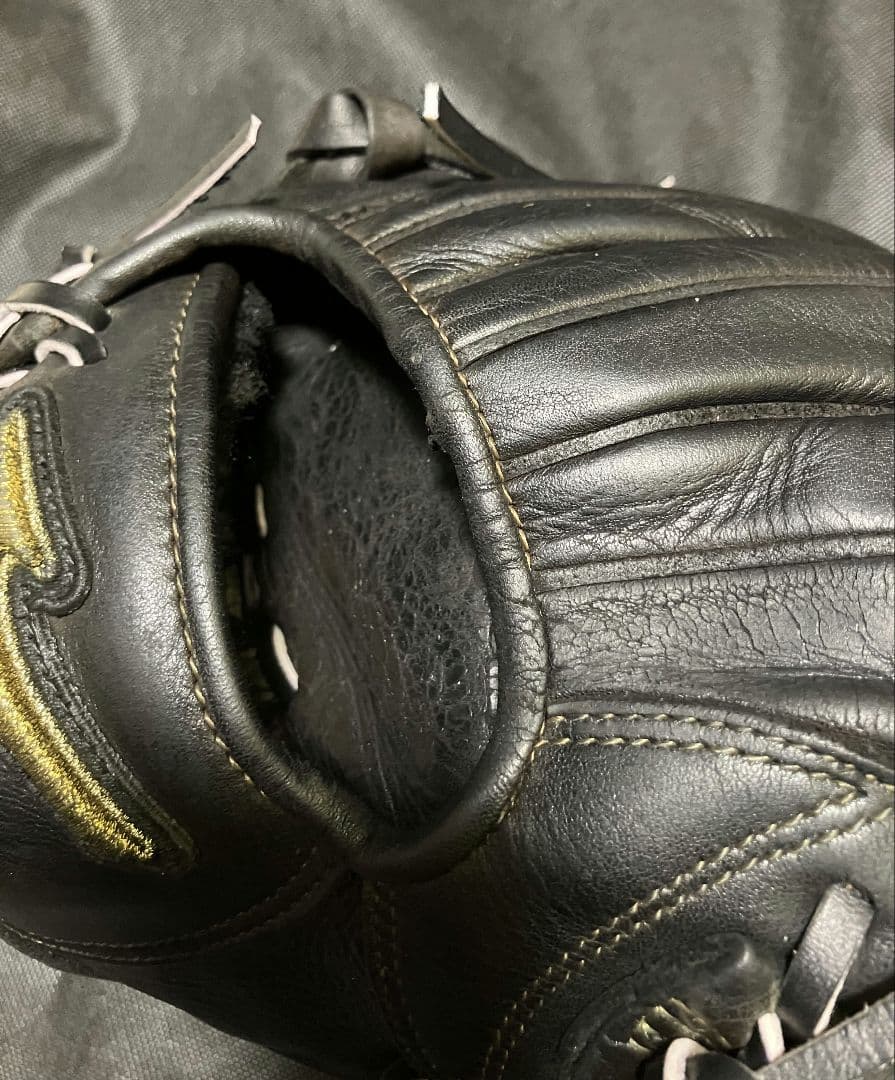 ミズノプロ 硬式 内野 グラブ グローブ 黒 高校野球 Mizuno Pro