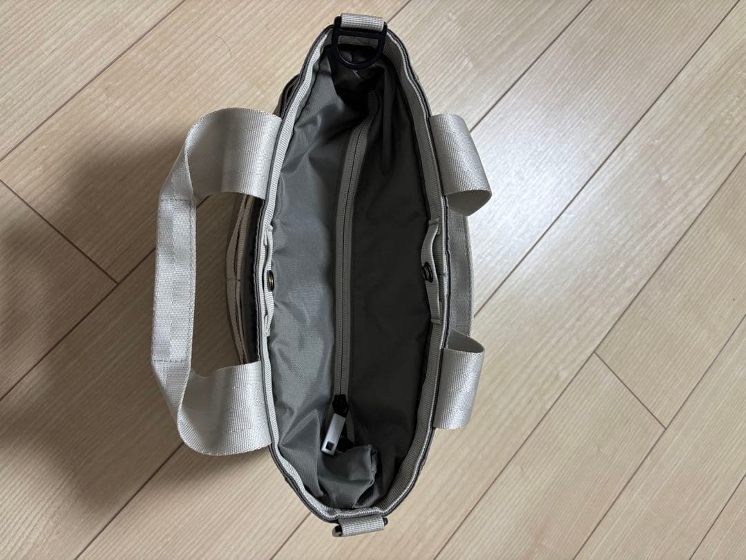 【kuny】BRIEFING カートトートバッグ (ライトグレー)