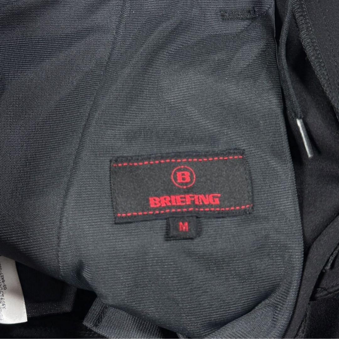 極美品 BRIEFIMG ブリーフィングサイドロゴ パンツ GOLF ゴルフ 黒