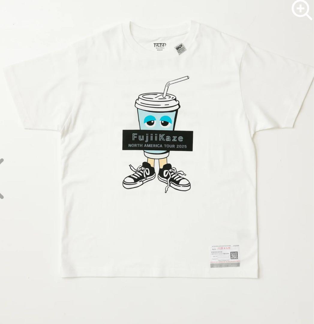 藤井風NORTH AMERICA TOUR 2025 ドリンクT（ホワイト）XL