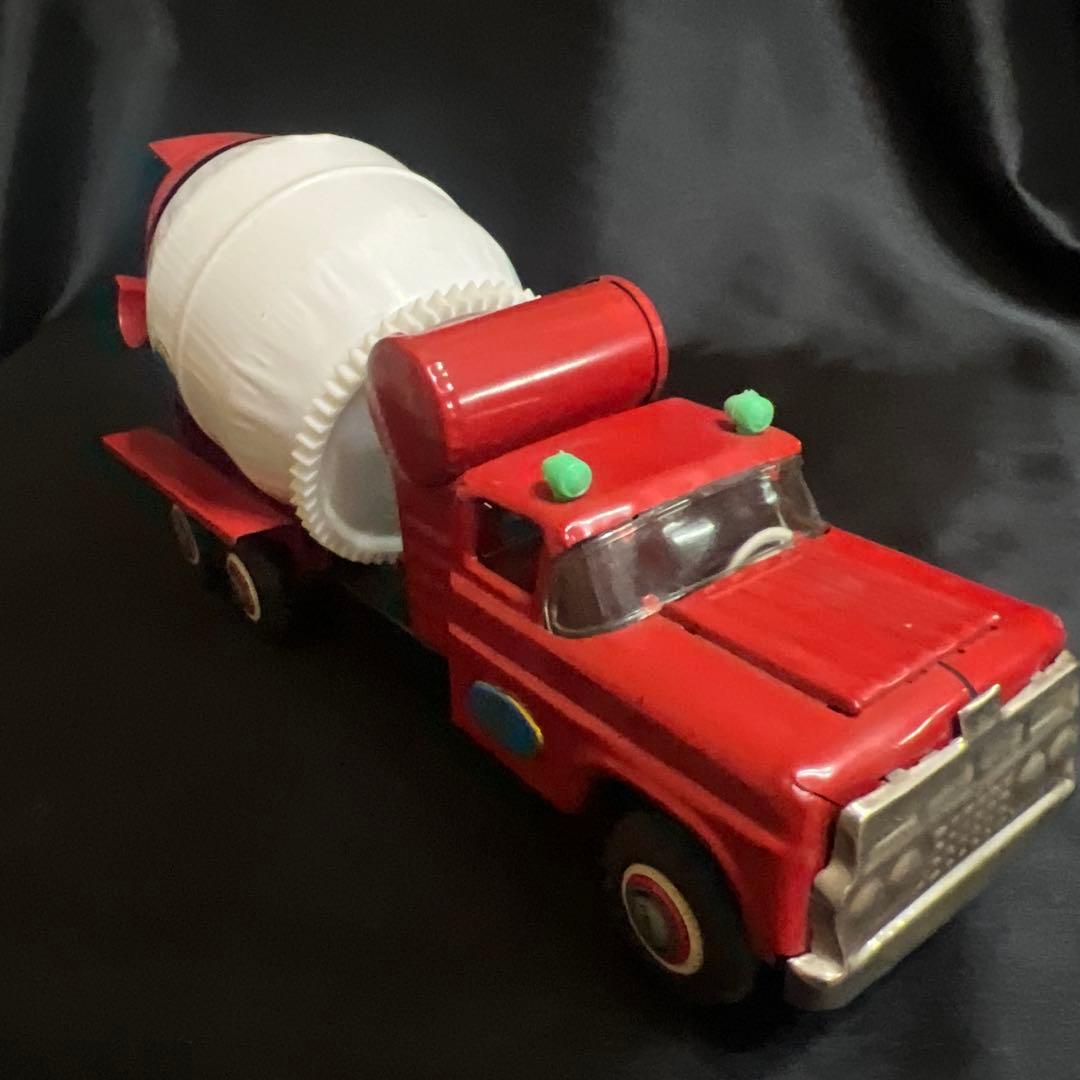 マルサン　ブリキ　コンクリートミキサー　フリクション　昭和レトロ