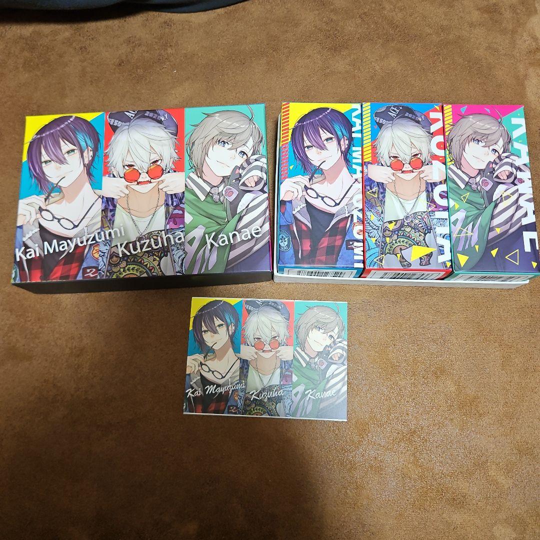 黛灰オードトワレ、葛葉オードトワレ、叶オードトワレ