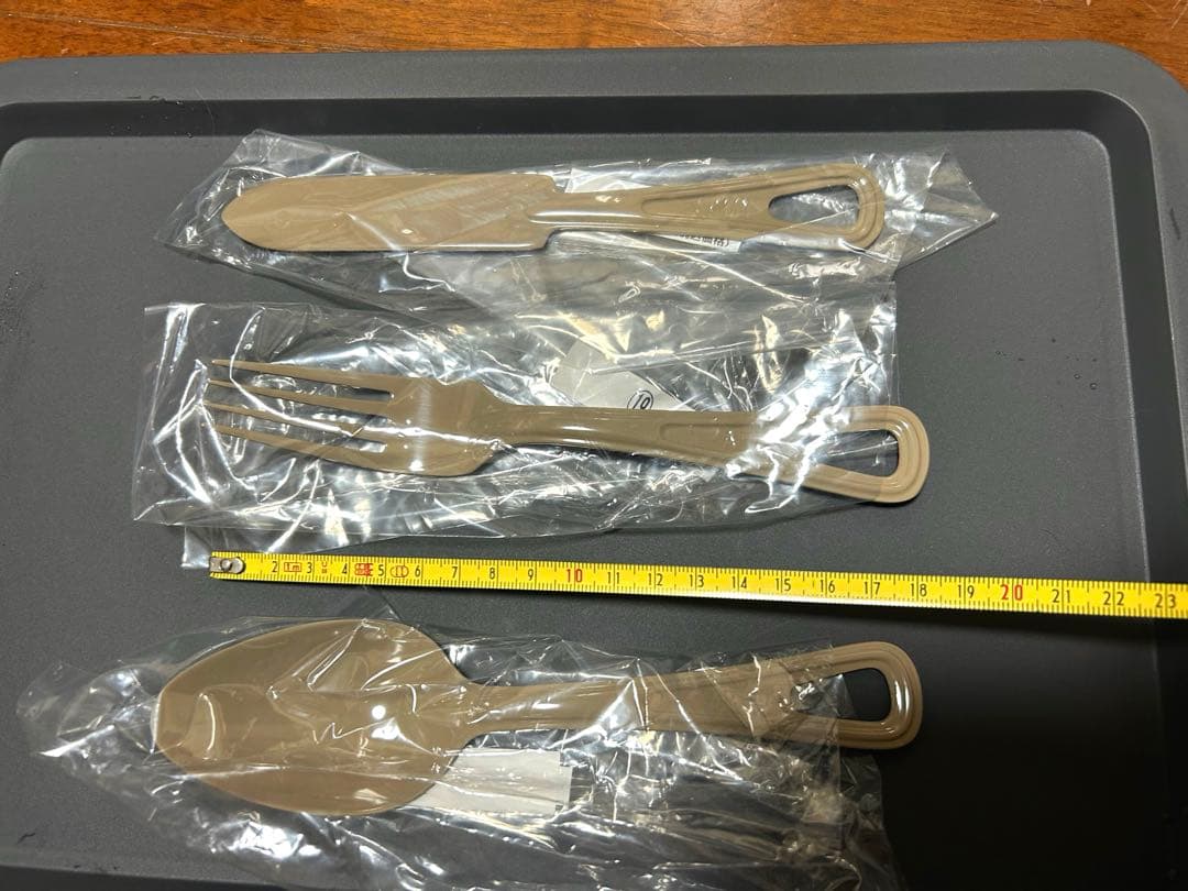 ブラント　BRUNT スプーン　フォーク　ナイフ　タンカラー　3点セット　未使用