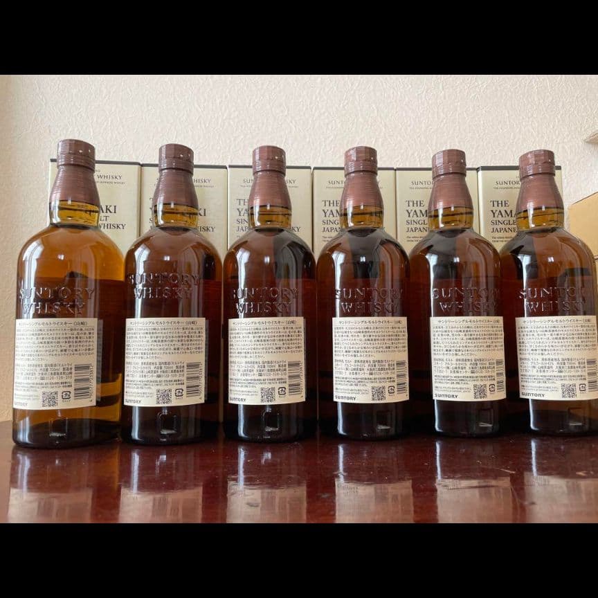 山崎 シングルモルトウイスキー 700ml　６本