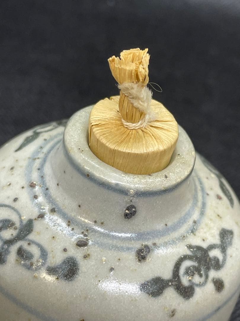 【茶道具】 安南　振り出し　合箱　中国陶磁器