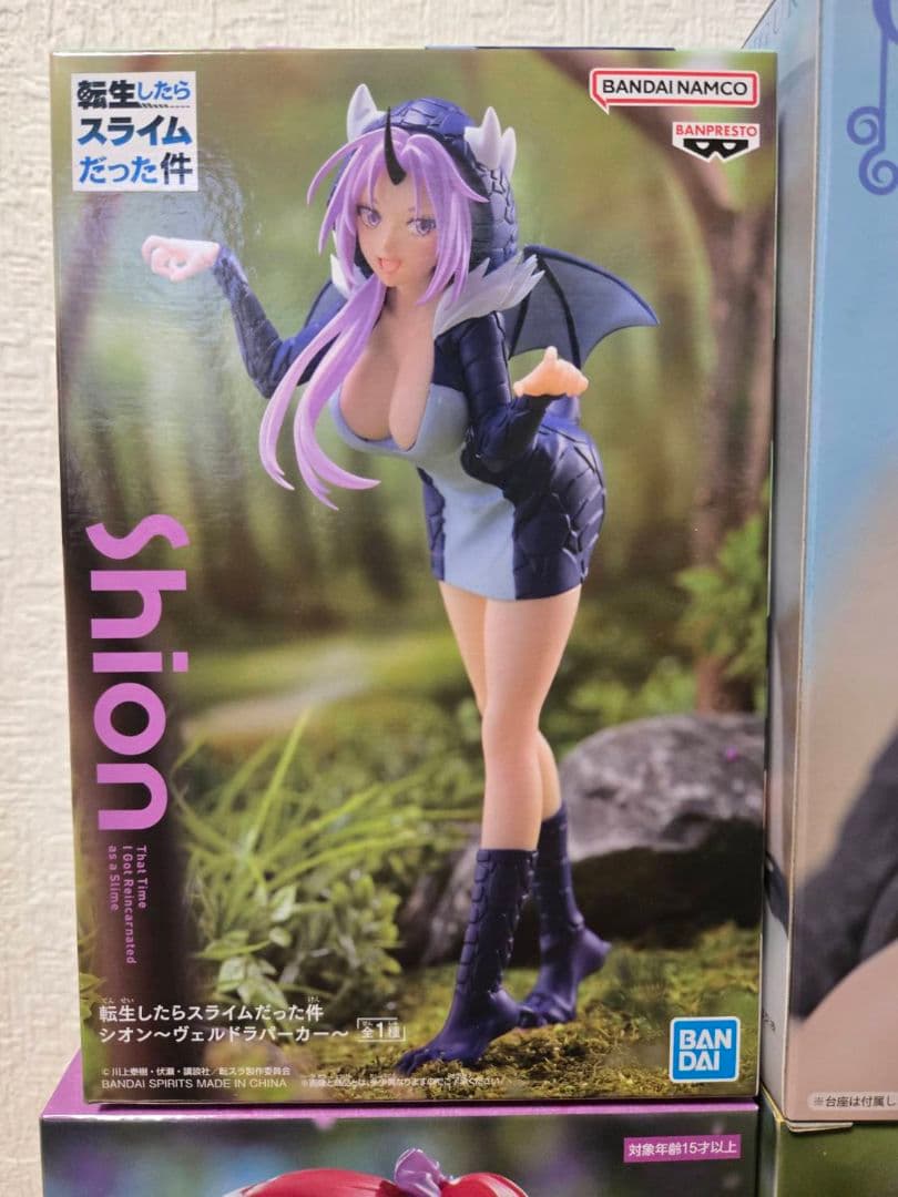 五等分の花嫁と転スラのフィギュア8体セット