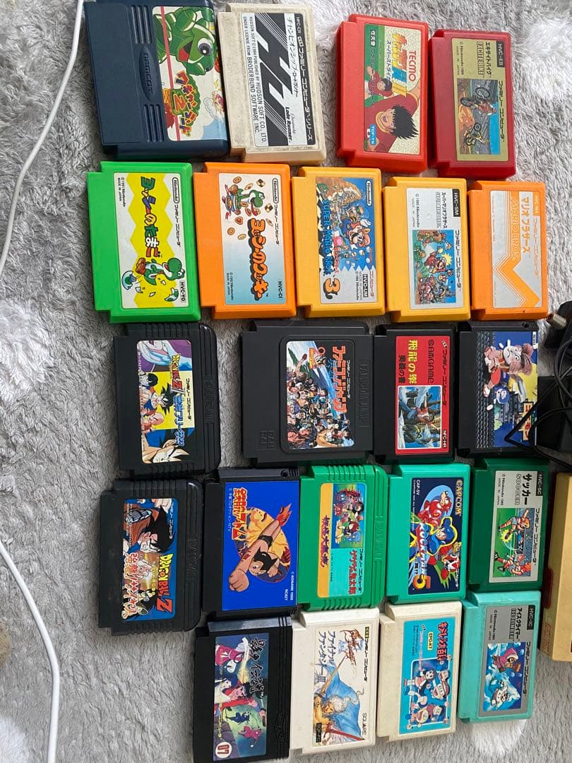 ファミコン カセットセット マリオ ドラゴンボール ロックマン