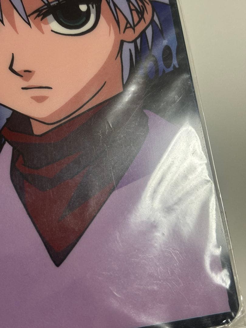 ハンターハンター HUNTER×HUNTER 旧アニメサイン入り下敷き　クラピカ